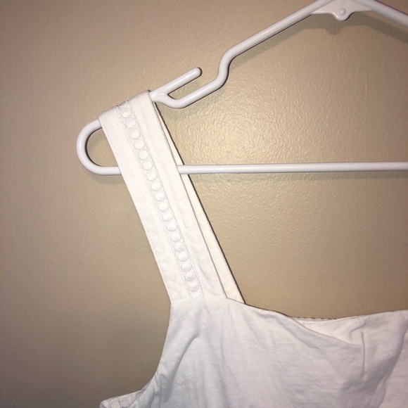 J Crew Factory White Fringe Tank Top - Picture 4 of 8
